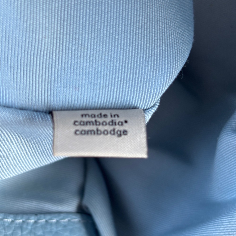 Coach‎ Lexy Shoulder Bag Light Blue Pebbled Leather Hobo F28997 - Picture 14 of 16